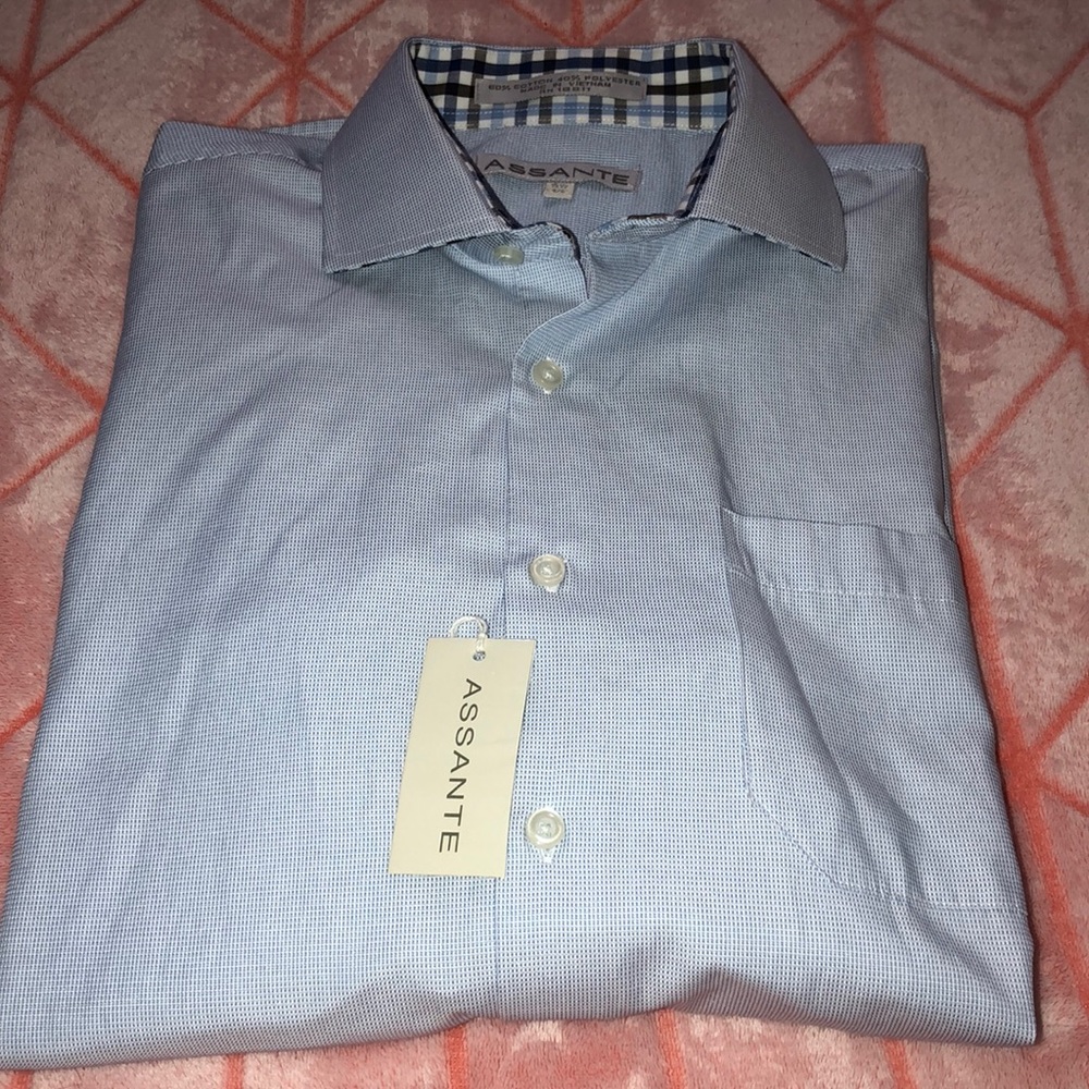 Assante Men’s dress shirt 👔 15 1/2, 4/5